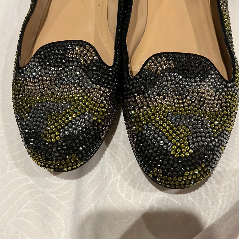 Swaroski crystal limited shoe . Valentino